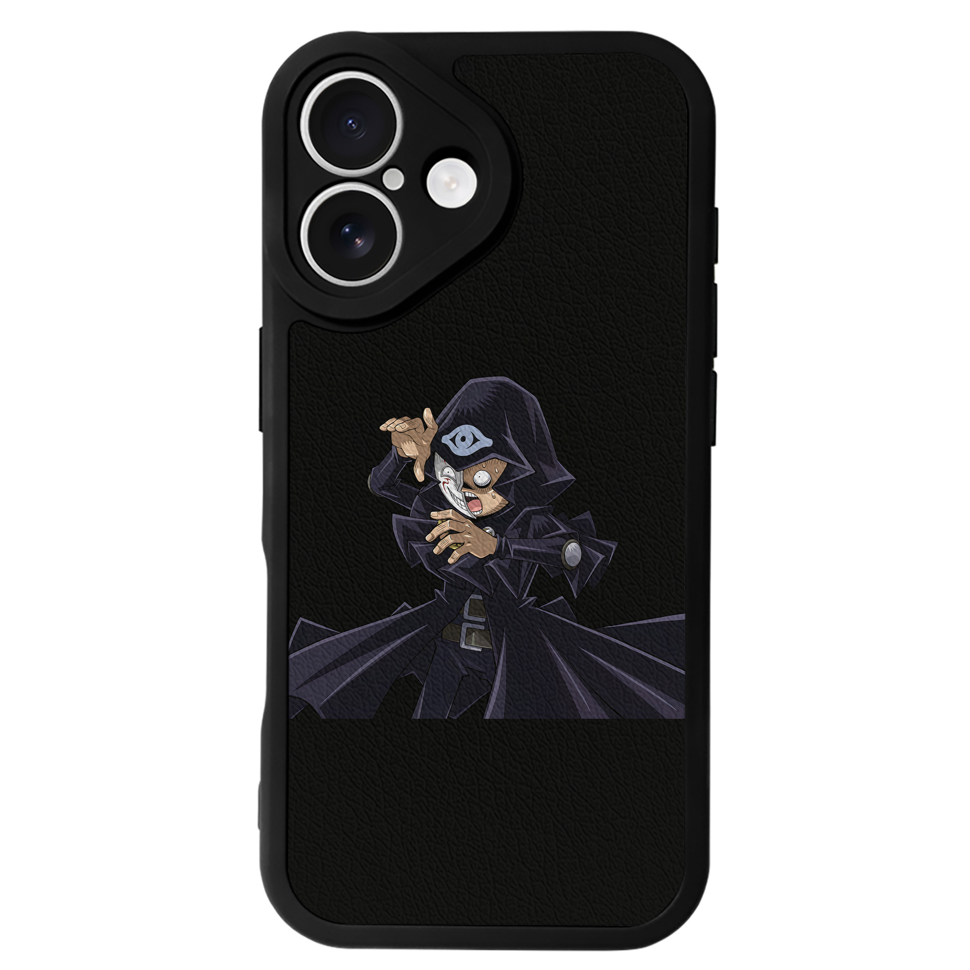 （画像用） 遊☆戯☆王 Yu-Gi-Oh! 【iPhone 16シリーズ対応】シリコンスマホケース（レザー調） 材質：シリコン